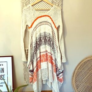 Anthropologie Sleeping on Snow maxi sweater dress